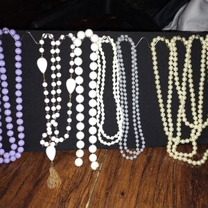 Elegant Multi-Color Beaded Necklace Set